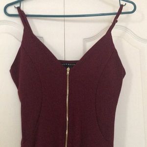 Maroon dress